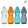 Bouteille d’eau en verre recycle 1 litre personnalisee couleur