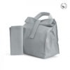 Sac isotherme coton biologique personnalise gris