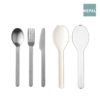 Mepal-Set 3 couverts acier inox-Europe-couleur-blanc