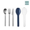 Mepal-Set 3 couverts acier inox-Europe-couleur-bleu