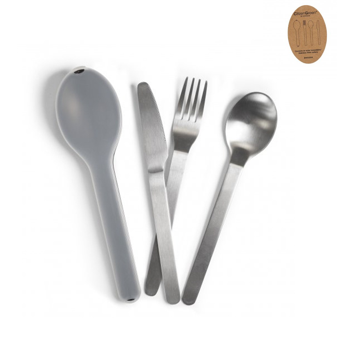 Set de couverts inox 3 pièces Grabease - Babirevaboutique