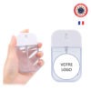 Flacon hydroalcoolique rechargeable 38 ML virucide EN14476 France parfum 2
