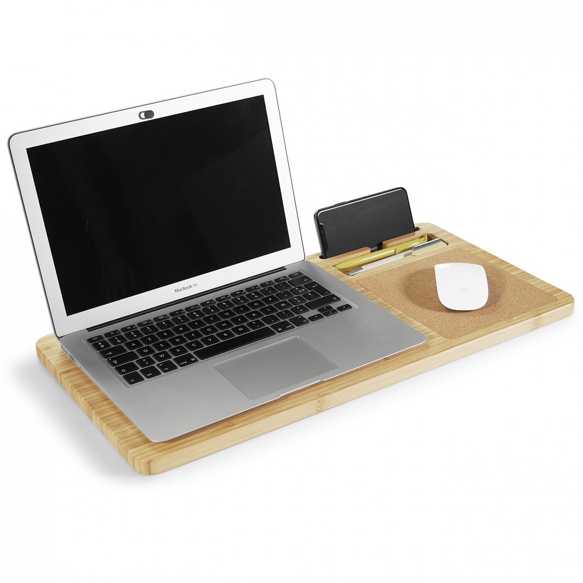 Plateau en bois pour ordinateur portable – Compléments d'image