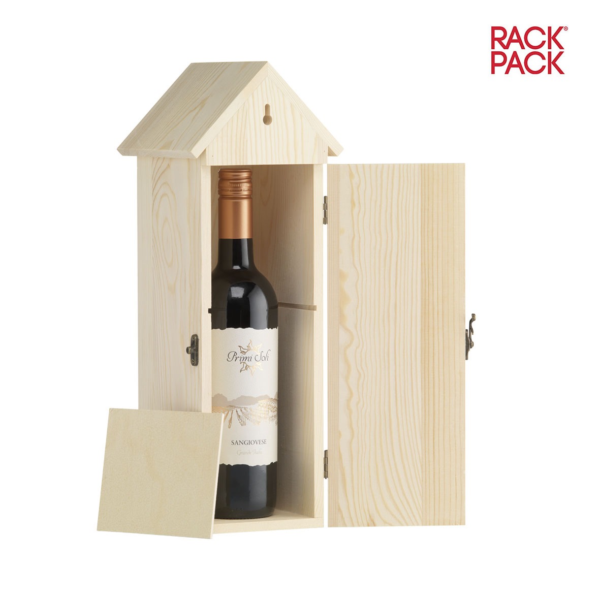 Coffret bois bouteille vin-maison oiseaux personnalise-2