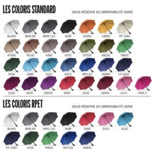 Parapluie golf automatique, Fabrication sur-mesure. Europe