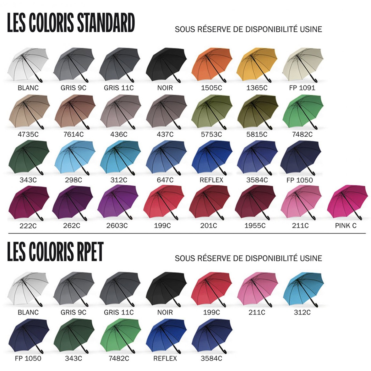 Parapluie luxe 16 pans sur-mesure Europe personnalisable-5