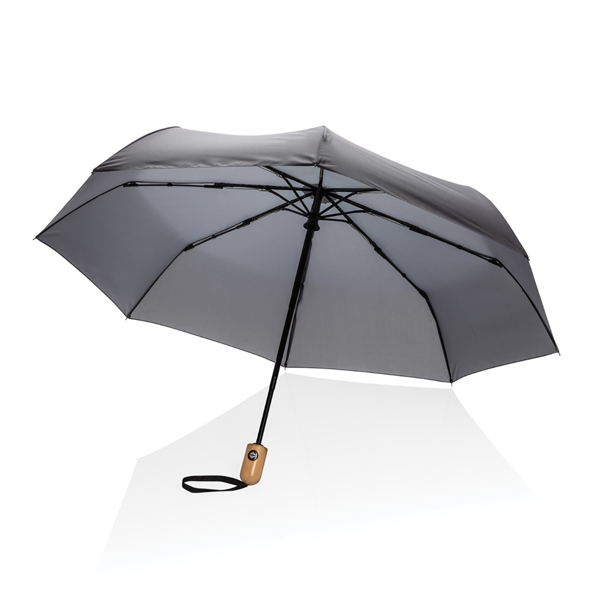 Parapluie poche bois recycle personnalisable-6