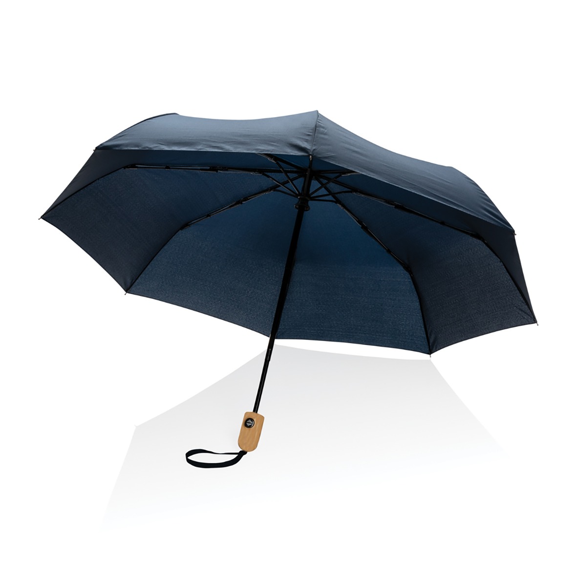 Parapluie poche bois recycle personnalisable-8