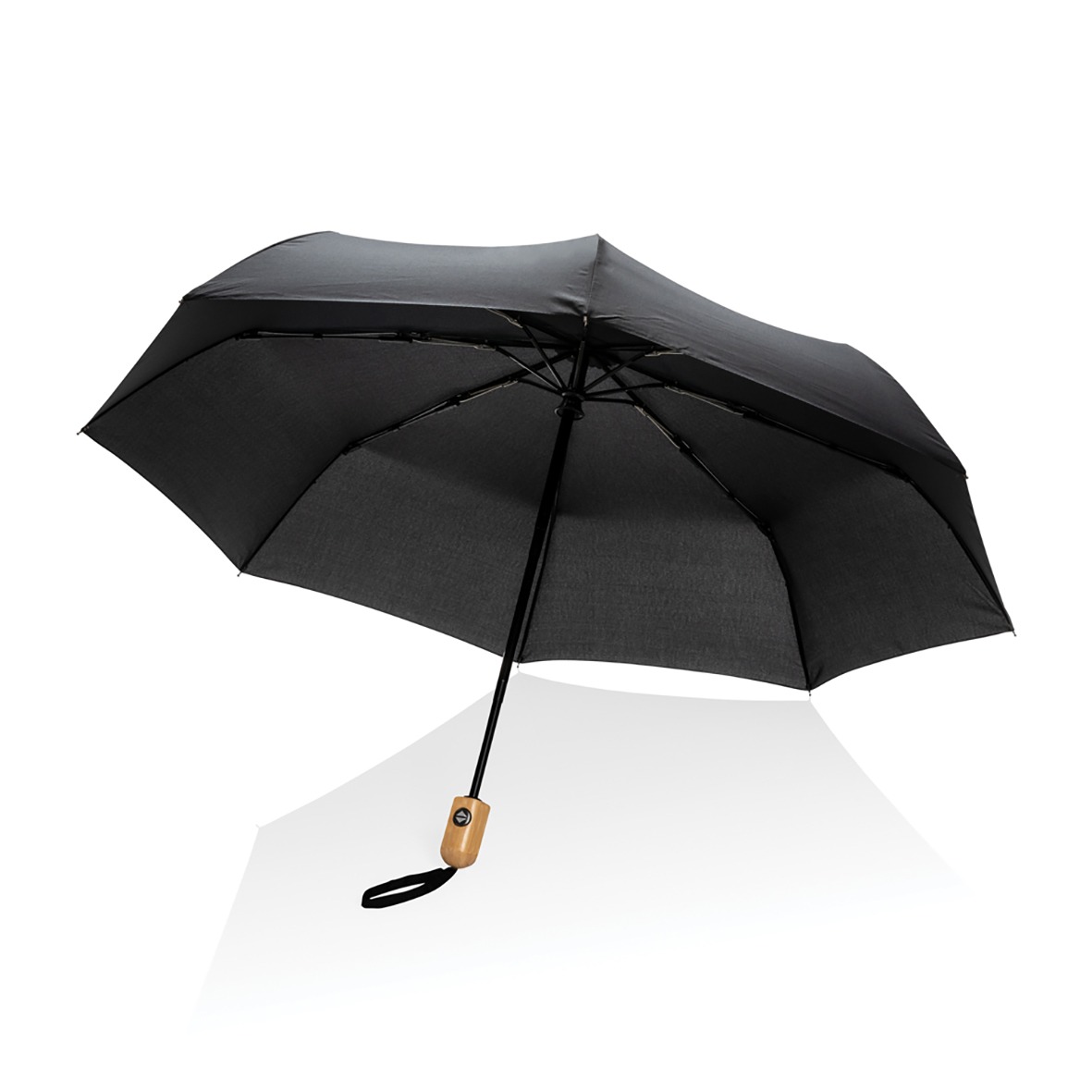 Parapluie poche bois recycle personnalisable-9