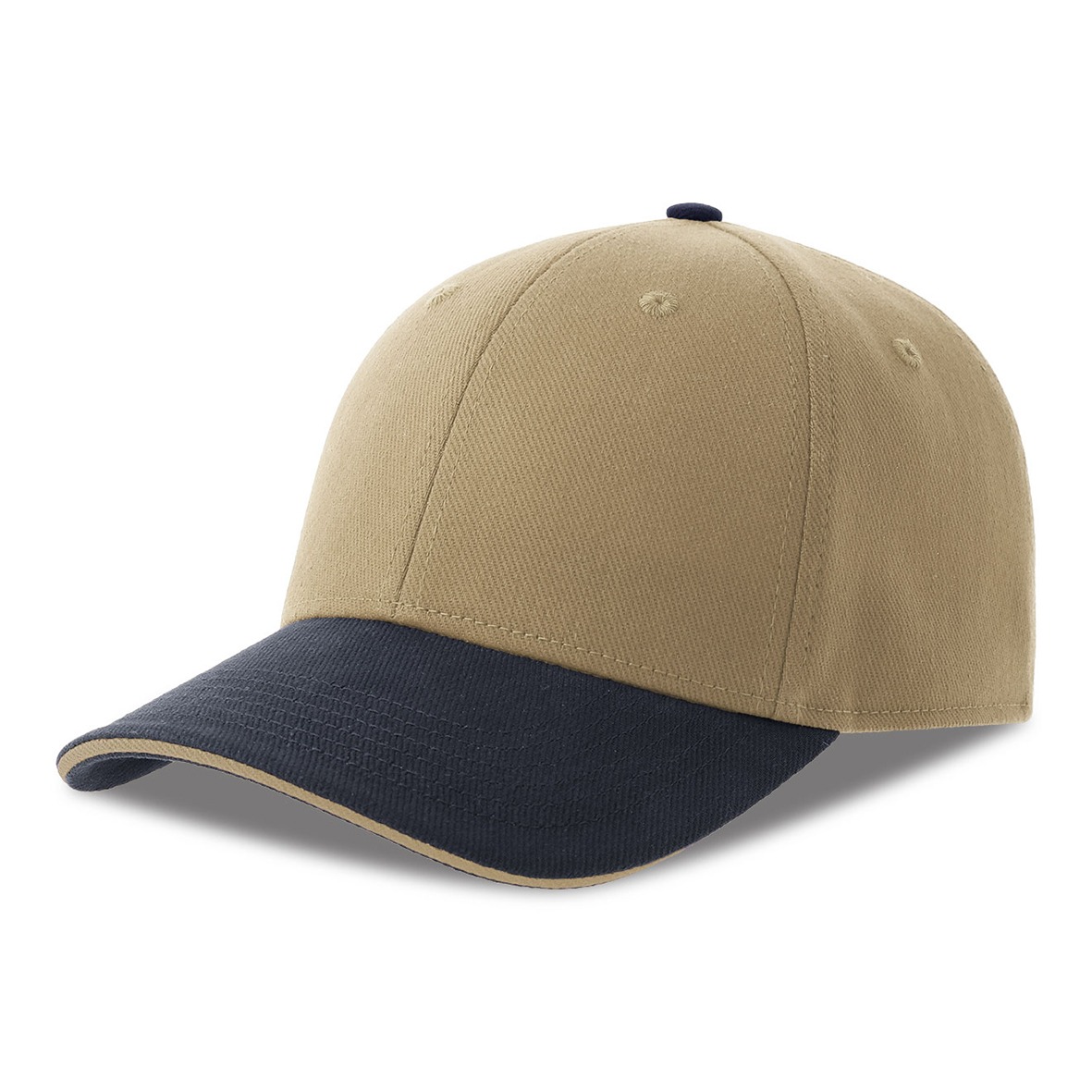 casquette coton bio recycle_beige marine-personnalisable casquette coton bio recycle_beige marine-personnalisable