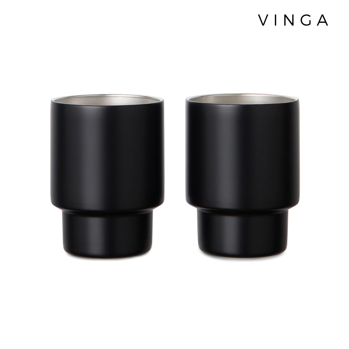 set de 2 tasses acier recycle noir-personnalisable-1 set de 2 tasses acier recycle noir-personnalisable-1