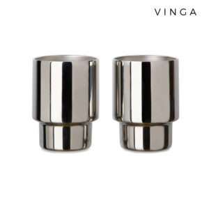 Set de 2 tasses en acier recyclé RCS, Vinga