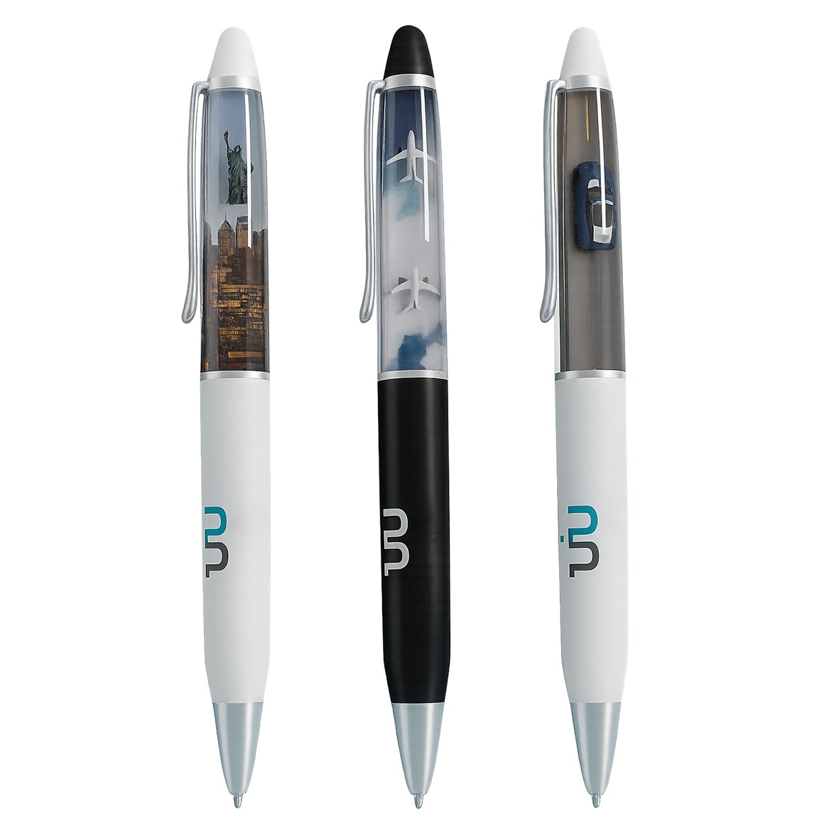 Stylo avec insert flottant ou glissant personnalisable-1