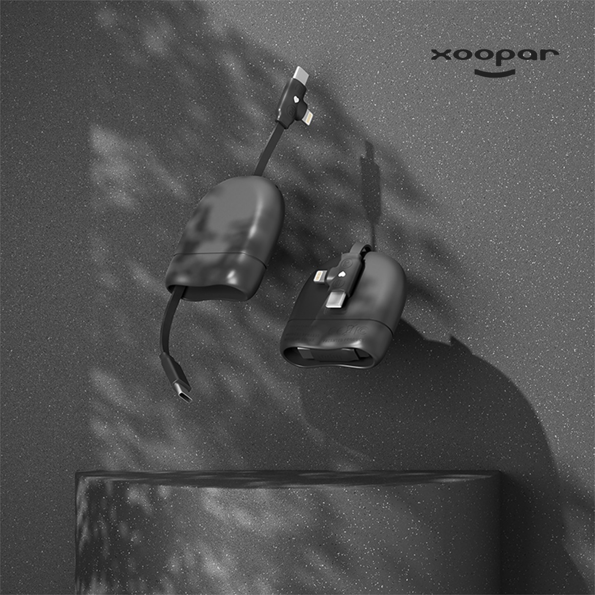 cable retractable charge rapide recycle-xoopar personnalisable_5 cable retractable charge rapide recycle-xoopar personnalisable_5