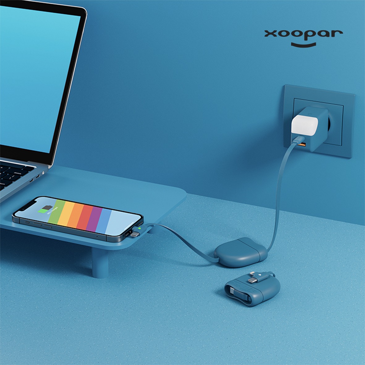 cable retractable charge rapide recycle-xoopar personnalisable_6 cable retractable charge rapide recycle-xoopar personnalisable_6