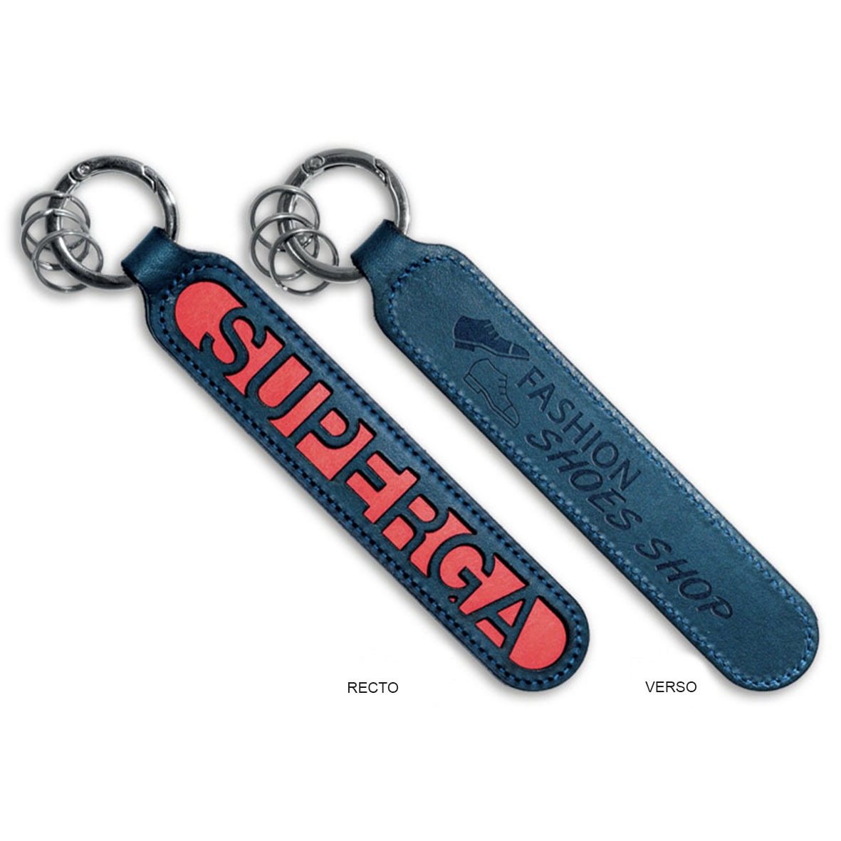 Porte cles cuir decoupe Europe personnalise_6