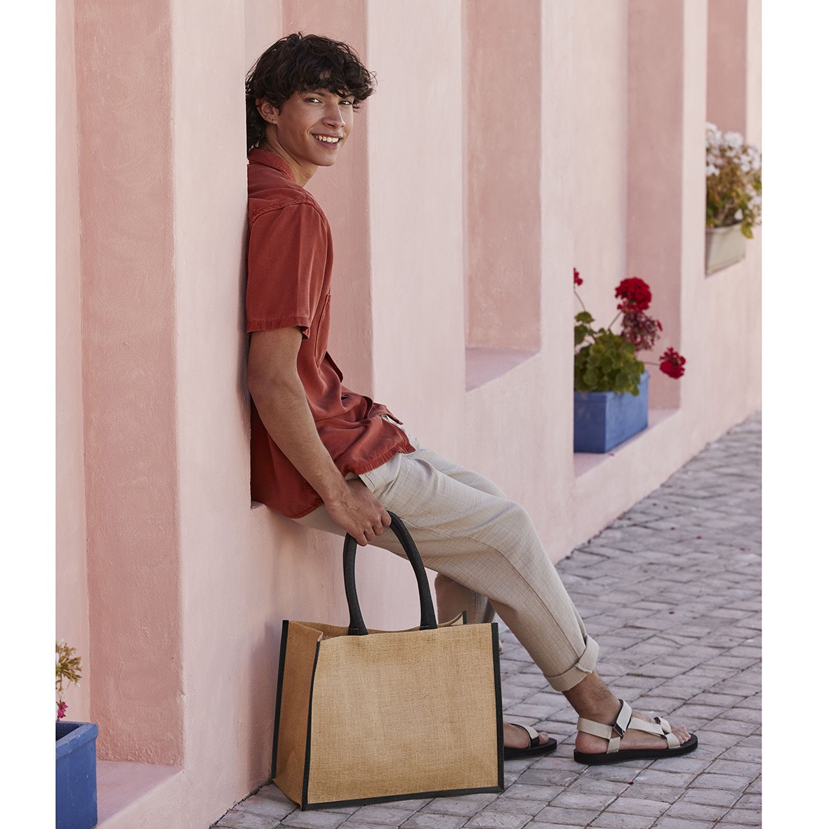 Sac shopping jute personnalisable-2 Sac shopping jute personnalisable-2