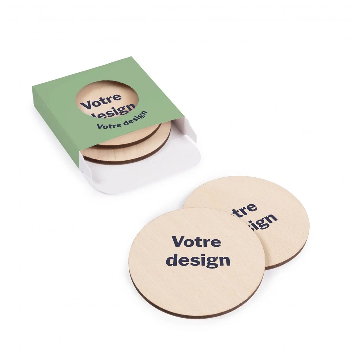 Sous verre en bois personnalise_France_3 Sous verre en bois personnalise_France_3
